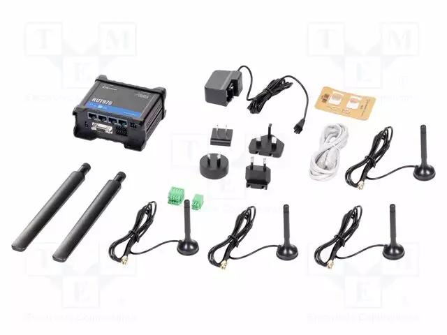 MODUULI: ROUTER - IEEE 802.11B/G/N - DDR2 - 16MBFLASH,128MBSRAM - M2M (GPRS/HSPA/LTE) moduulit - RUT976 - 1