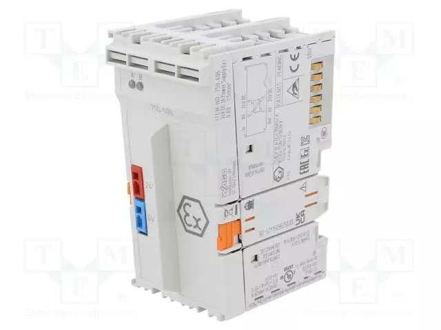 AUTOMATION MODULE: MAINS - 48X100X70.9MM - IP20 - 1A - 24VDC - PLC ajurit - 750-606 - 1