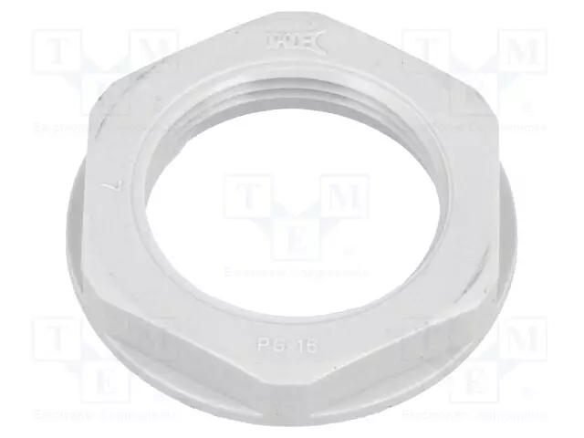 MUTTERI - PG16 - POLYAMIDI - 30MM - HARMAA - Läpivientikappaleiden mutterit - BM4816 - 1