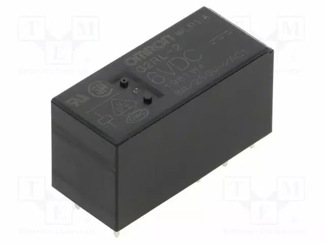 RELE - DPDT - UKELAN: 6VDC - 8A - 8A/250VAC - G2RL - Pienoisreleet - G2RL-2-DC6 - 1
