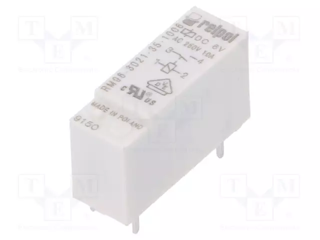 RELE - SPST-NO - UKELAN: 6VDC - 8A - 8A/250VAC - RM96 - Pienoisreleet - RM96-3021-35-1006 - 1