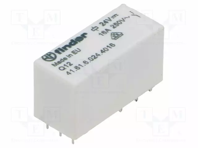 RELE - SPDT - UKELAN: 24VDC - 30A - 16A/250VAC - PCB - Pienoisreleet - 41.61.6.024.4016 - 1