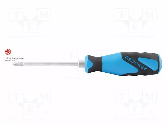 SCREWDRIVER: STANDARD - PHILLIPS - PH2 - BLADE LENGTH: 100MM - Ruuvimeisselit ja sarjat - GEDORE-1845306 - 1