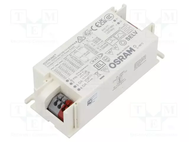 VIRTALÄHDE: IMPULSSI - LED - 42W - 15÷42VDC - 700MA÷1,05A - 220÷240VAC - LED teholähteet - 4062172306256 - 1