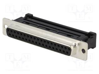 LIITIN: D-SUB - PIN: 37 - PISTOKE - NAARAS - - IDC - 1,27MM - D liittimet - DFF37 - 1
