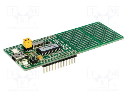 KEHITYSALUSTA - MICROCHIP PIC - PIC18 - KOMPONENTIT: PIC18F2550 - Microchip kehityspaketit - MIKROE-647 - 1