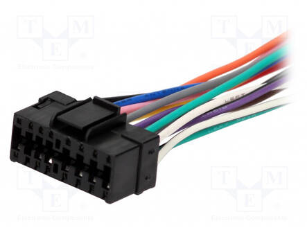 LIITIN - VARUSTETTU JOHDOILLA - SONY - PIN: 16 - Radiopaneelien liittimet - ZRS-57 - 1