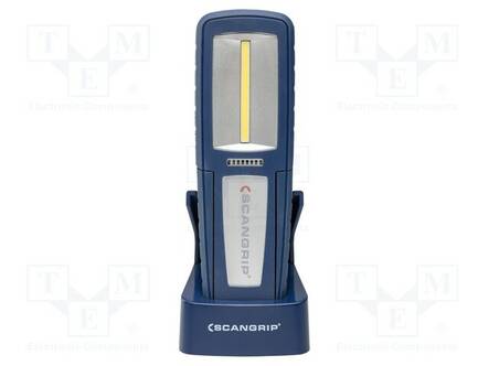 TASKULAMPPU: LED - 4,5H - L: 190MM - 250LM,500LM - IP65 - 6000K - -10÷40°C - Taskulamput ja otsalamput - SCANGRIP-03.5407 - 1