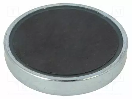 KESTOMAGNEETTI - KOVA FERRIITTI - 100N - Ø: 36MM - H: 7,7MM - TERÄS - Teollisuus magneetit - GN50.1-HF-36-7.7 - 2