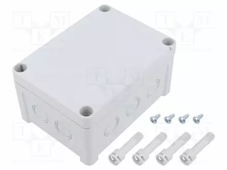 KYTKENTÄRASIA - X: 110MM - Y: 130MM - Z: 65MM - ABS - IP65 - HARMA - Kytkentärasiat - TAM131007 - 1