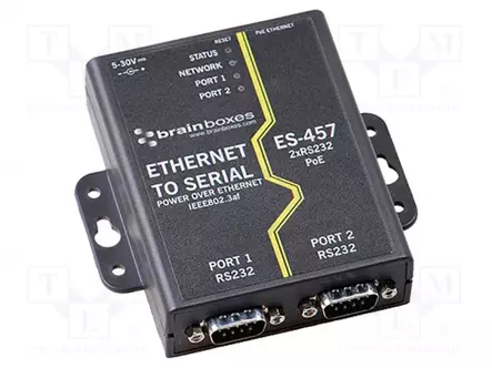 SARJAPORTTIPALVELIN - PORTTIEN LUKU: 3 - 5÷30VDC - RUUVI-RJ45 X1 - Teollisuusverkot - ES-457 - 1