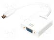 ADAPTERI - USB 3.0 - D-SUB 15PIN HD-PISTORASIA,USB C PISTOKE - USB kaapelit ja adapterit - UA0237 - 1
