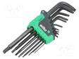 AVAINSETTI - PYÖRISTETTY,TORX® - KROMI-VANADIINITERÄS - 13KPL - Kuusiokolo- ja TORX avaimet - WIHA.36487 - 1