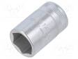 HYLSY - 6-KULMA,HYLSY-HEX 17MM - 1/2" - KÄRJEN PIT: 38MM - LYHYT - Hylsyavaimet - ST-3030017 - 1