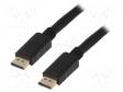 KAAPELI - DISPLAYPORT-PISTOKE,MOLEMMIN PUOLIN - DISPLAYPORT 1.2 - HDMI, DVI, DisplayPort johdot - CV0077 - 1