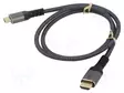KAAPELI - HDMI-PISTOKE,MOLEMMIN PUOLIN - PVC - TEKSTIILI - PIT: - HDMI, DVI, DisplayPort johdot - GOOBAY-PLUS-64997 - 1