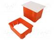 KYTKENTÄRASIA - X: 165MM - Y: 10MM - Z: 210MM - ABS - IP20 - ORANSSI - Kytkentärasiat - PW-R.8147 - 2