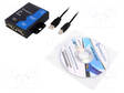 MUUTTAJA - RS232/USB - PORTTIEN LUKU: 2 - IP30 - 97X101X25MM - 0÷60°C - Teollisuusverkot - US-257 - 1