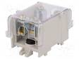LIITIN: RIVILIITIN - 232A - RUUVI TERMINAALI - HARMAA - 95MM2 - NAVAT: 1 - Riviliittimet - PE.4027 - 1