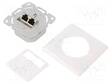 LIITIN: RJ45 - PISTORASIA - CAT: 6A - SUOJATTU,KAKSOIS-22AWG÷24AWG - RJ liittimet - LOG-NP0127 - 1