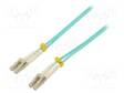 VALOKUITU PATCH-KAAPELI - OM3 - LC/UPC,MOLEMMIN PUOLIN - 3M - LSZH - Patchcordit ja valokuitu-pigtailit - QOLTEC-54077 - 1