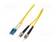 VALOKUITU PATCH-KAAPELI - LC/UPC,ST/UPC - 1M - 9/125UM - LSZH - Patchcordit ja valokuitu-pigtailit - QOLTEC-54067 - 1
