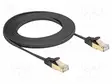 PATCH KAAPELI - U/FTP - CAT: 6A - RJ45-PISTOKE,MOLEMMIN PUOLIN - 3M - RJ45 Ethernet kaapelit - DELOCK-80327 - 1