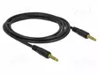 KAAPELI - JACK 3,5MM 5PIN PISTOKE,MOLEMMIN PUOLIN - 2M - MUSTA - Muut audio-videokaapelit - DELOCK-85697 - 1