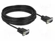KAAPELI - D-SUB 9PIN PISTOKE,MOLEMMIN PUOLIN - PVC - PIT: MUSTA - Tietokonekaapelit ja -adapterit - DELOCK-86577 - 1