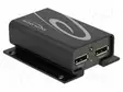 SWITCH - DISPLAYPORT 1.2A - 4K,UHD 2160P - MUSTA - METALLI - HDMI, DVI, DisplayPort johdot - DELOCK-87697 - 1