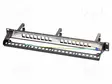 PATCH-PANEELI - PATCH PANEL - RACK - MUSTA - PORTTIEN LUKU: 16 - RJ liittimet - LOG-NK4077 - 2