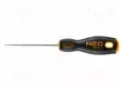 SCREWDRIVER: AWL - ROUND - 6MM - BLADE LENGTH: 100MM - Ruuvimeisselit ja sarjat - NEO-04-037 - 1