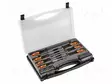 SCREWDRIVER: UNIVERSAL-SET - PHILLIPS,SLOT - 27PCS. - Ruuvimeisselit ja sarjat - NEO-04-197 - 1