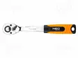 WRENCH: RATTLE - 3/8" - WITH SWITCH - 195MM - TEETH: 72 - Hylsyavaimet - NEO-08-507 - 1