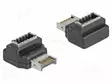ADAPTERI - 10BPS - LIITTIMEN VÄRI: MUSTA - USB kaapelit ja adapterit - DELOCK-67237 - 1