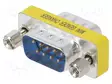ADAPTERI - D-SUB 9PIN PISTOKE,MOLEMMIN PUOLIN - Tietokonekaapelit ja -adapterit - AK-AD-17 - 1