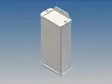 ALUMINIUM HOUSING - WHITE - 125 x 59.9 x 30.9 mm - with flange - Kotelot - G-sarja - TK13-E7 - 1