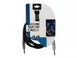 GUITAR CABLE PRO, 2x 6.35mm JACK MONO MALE METAL (5m) - Kaiutinkaapelit - PAC157 - 2