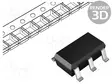 IC: POWER SWITCH - HIGH-SIDE,USB SWITCH - 2A - CH: 1 - P-CHANNEL - SMD - Power switches - mikropiirit - AP2280-1FMG-7 - 1