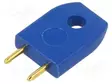 CONNECTOR INSULATED PLUG (BLUE) - Erikoisliittimet - D3086-97 - 1