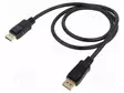 KAAPELI - DISPLAYPORT-PISTOKE,MOLEMMIN PUOLIN - PVC - PIT: 1M - MUSTA - HDMI, DVI, DisplayPort johdot - GOOBAY-74747 - 1