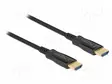 KAAPELI - HDMI-PISTOKE,MOLEMMIN PUOLIN - PIT: MUSTA - MUSTA - HDMI, DVI, DisplayPort johdot - DELOCK-84037 - 1