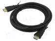 KAAPELI - HDMI-PISTOKE,MOLEMMIN PUOLIN - HDMI 2.1 - 2M - MUSTA - HDMI, DVI, DisplayPort johdot - ART-OEM-47 - 1