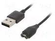 KAAPELI: ÄLYKELLON LATAAMISEEN - GARMIN - 1M - 1A - MUSTA - USB kaapelit ja adapterit - AK-SW-17 - 1