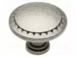 KNOB - Ø: 32.5MM - H: 24MM - ZAMAK - PALERMO - PLATING: GALVANIZED - ROUND - Sormiruuvit ja nupit - GTV-GZ-PALER-1-07 - 1