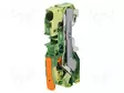 LIITIN: KISKO-2110 - 57A - 600V - PUSH-IN - KELTA-VIHREÄ - 0,5÷16MM2 - Kiskoliittimet - 2110-1207 - 1