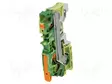 LIITIN: KISKO-2106 - 41A - 800V - PUSH-IN - KELTA-VIHREÄ - 0,5÷6MM2 - Kiskoliittimet - 2106-5207 - 1