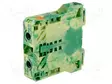 LIITIN: KISKO-285 - 150A - 1KV - JOUSIPURISTIN - KELTA-VIHREÄ - Kiskoliittimet - 285-157 - 1