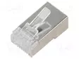 LIITIN: RJ45 - PISTOKE - PIN: 8 - CAT: 6 - SUOJATTU - 8P8C - JOHTOON - IDC - RJ liittimet - 54557 - 1