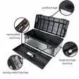 STAINLESS STEEL TOOLBOX WITH ALUMINIUM HANDLE - 590 x 280 x 255mm - Työkalulaukut ja säilytyslokerot - OTBA7 - 5